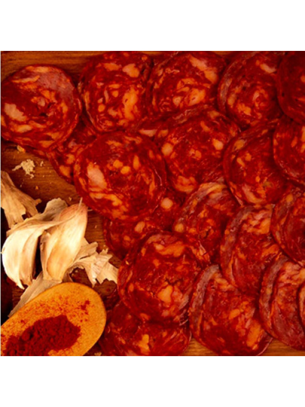 Chorizo Ibérico de Bellota – Loncheado 80g Origen Guijuelo