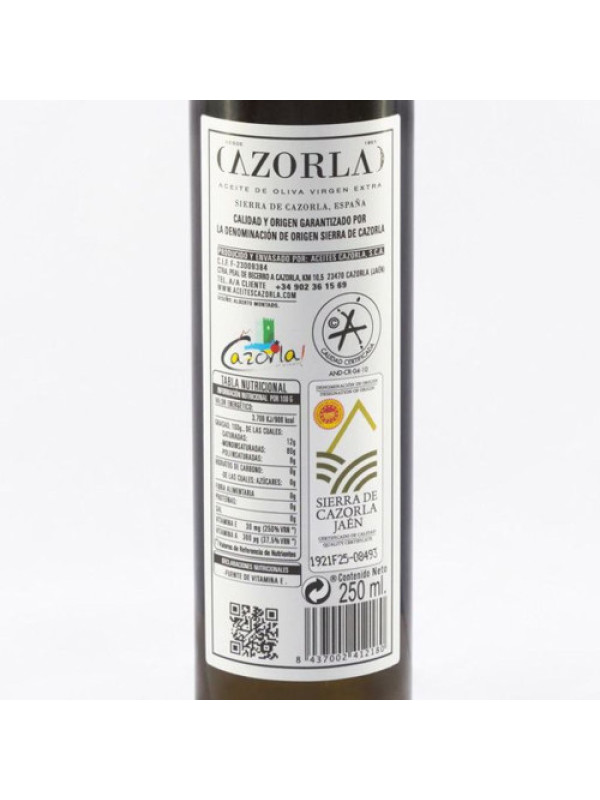 Aceite de Oliva Virgen Extra Picual 250ml – Procedente de Jaén