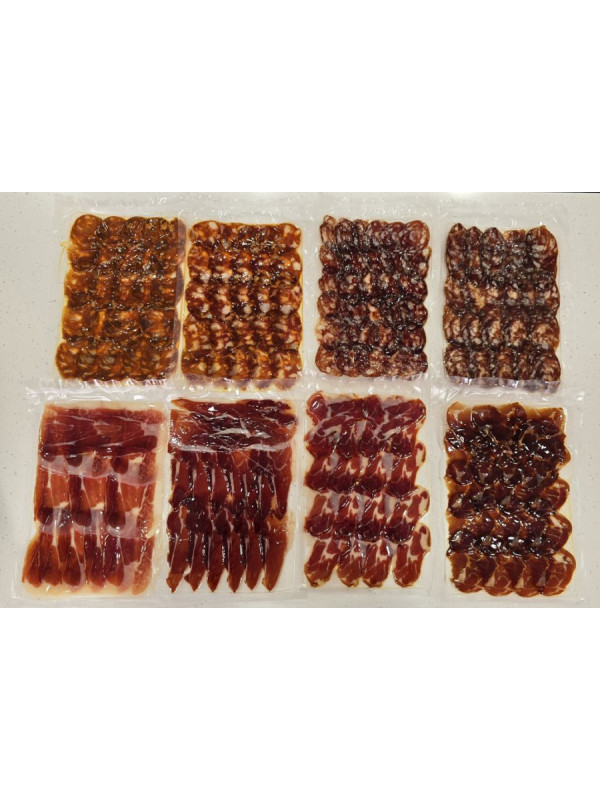 Lote Sobres Surtidos – 2 Jamón, 2 Salchichón, 2 Chorizo y 2 Lomo (8 sobres)