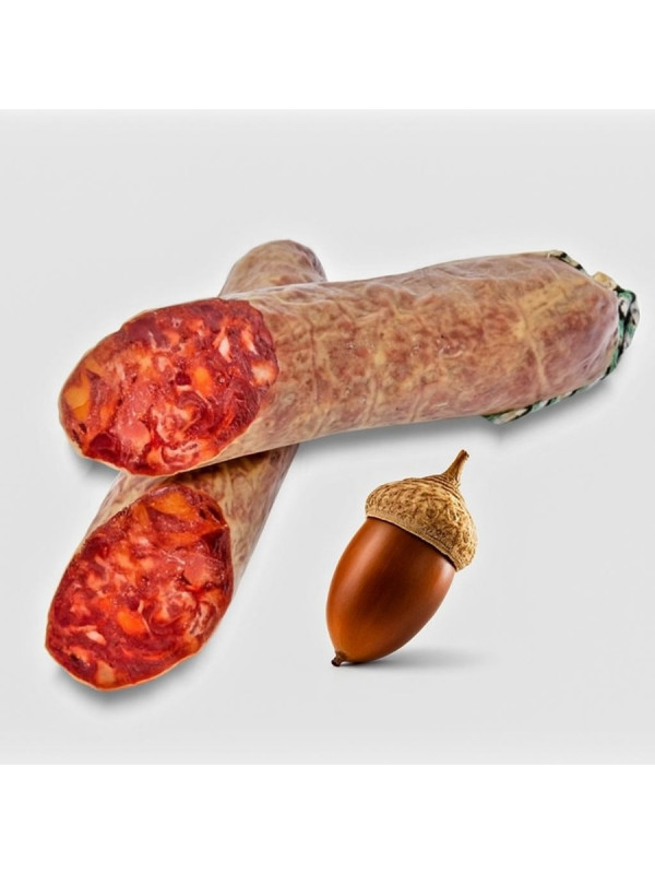 Chorizo Ibérico de Bellota – Loncheado 80 g / Pieza 300 g Origen Guijuelo
