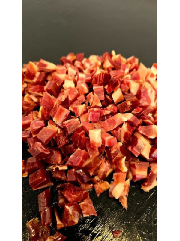 Taquitos de Jamón Ibérico y Embutido Ibérico – Cebo 50%, Serrano, Cebo de Campo 50%, Bellota 100% (80g)