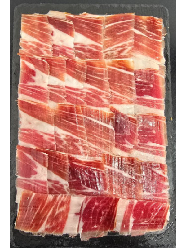 Jamón Ibérico 100% Bellota DOP Guijuelo – Loncheado Premium 70g