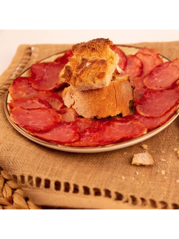Lomo de Cebo Ibérico 50% Raza Ibérica – Loncheado 80 g / Pieza 300 g Origen Guijuelo