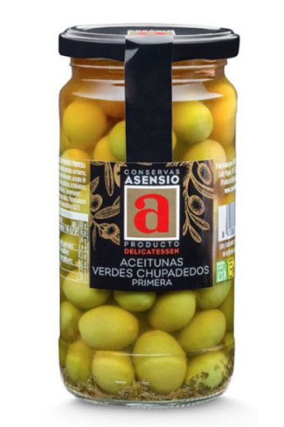 Aceitunas Verdes “Chupadedos” – Tarro 350 g
