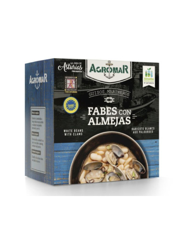 Fabes Asturianas IGP con Almejas – Lata 420 g